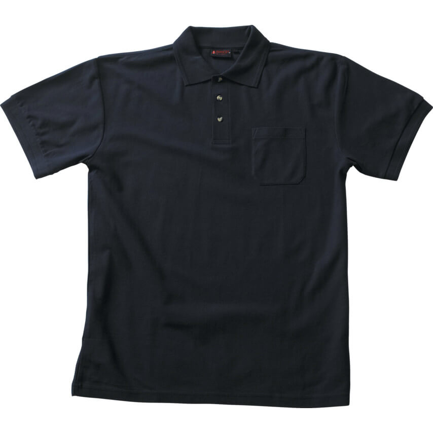 Mascot Borneo Short Sleeve Navy Large Polo Shirt - GOMC
